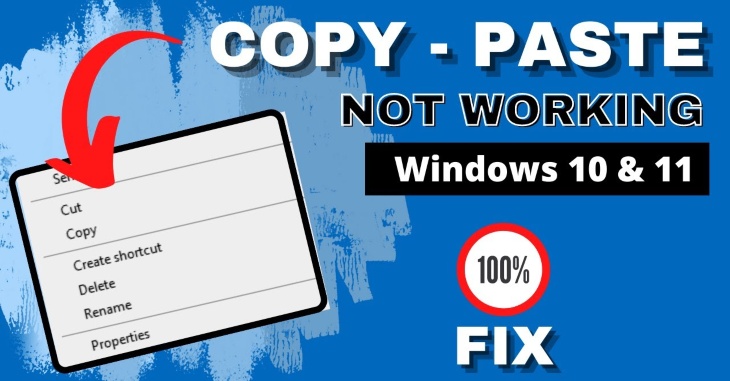 Windows Copy Paste Problem Fixed