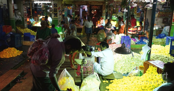 Koyambedu Flower Sale Becomes Slump
